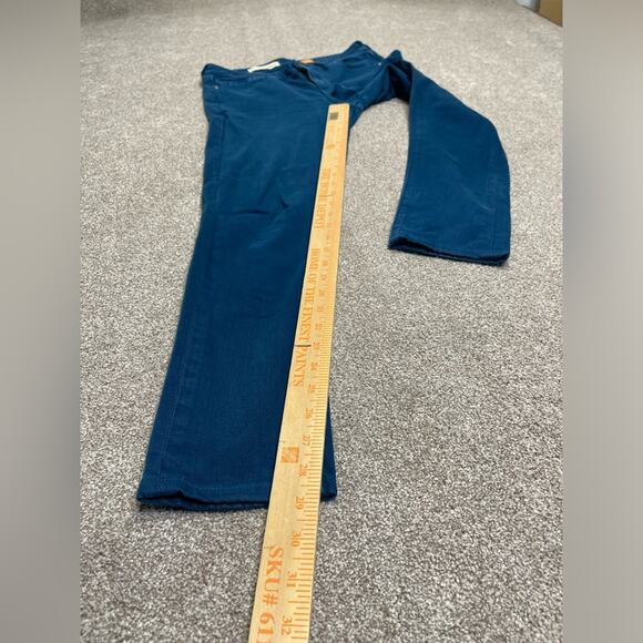 slim stet fit indigo jeans Anthropologie Pilcro and the Letterpress Jeans sz 27 - Picture 9 of 12